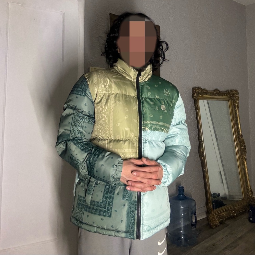 New Men Patchwork coat